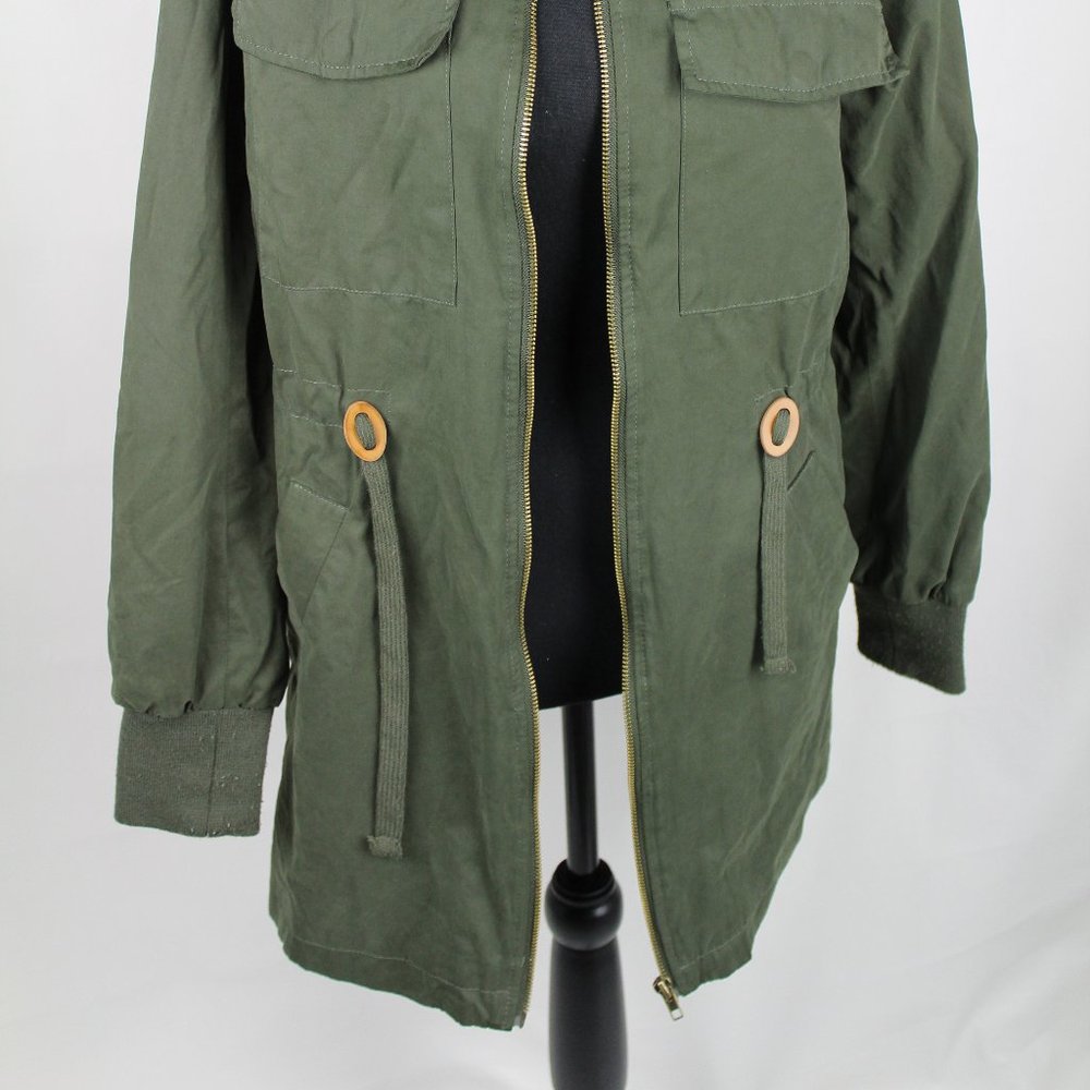 Green Military Style Forever 21 Jacket - Picture 3 of 10